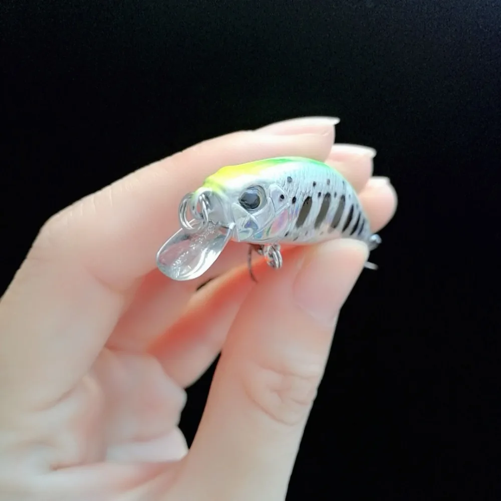 Tsurinoya 14pcs Hot Sale DW63 sinking Mini Minnow Bait 50mm 5g Fishing Hard Lures Lifelike 3D Fish Eyes