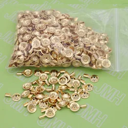 100pcs/bag High quality copper plated gold EEG Brain cup electrode accessories,A lie detector Disc thickening Electrode.