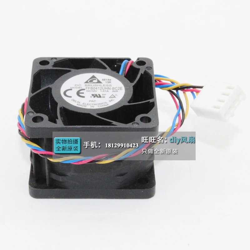 

Delta Electronics FFB0412UHN BC2E Server Cooling Fan DC 12V 1.01A 40x40x28mm 4-Wire