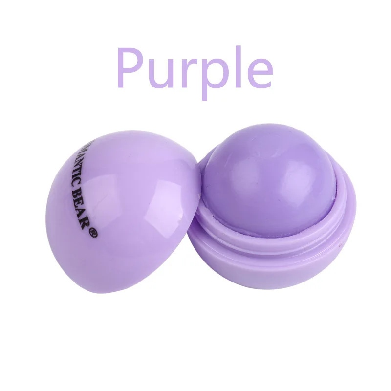 1Pcs Ball Lip Balm Moisturizing Lipstick Lip Protector Sweet Taste Embellish Lip Ball Makeup Lipstick Gloss Cosmetic