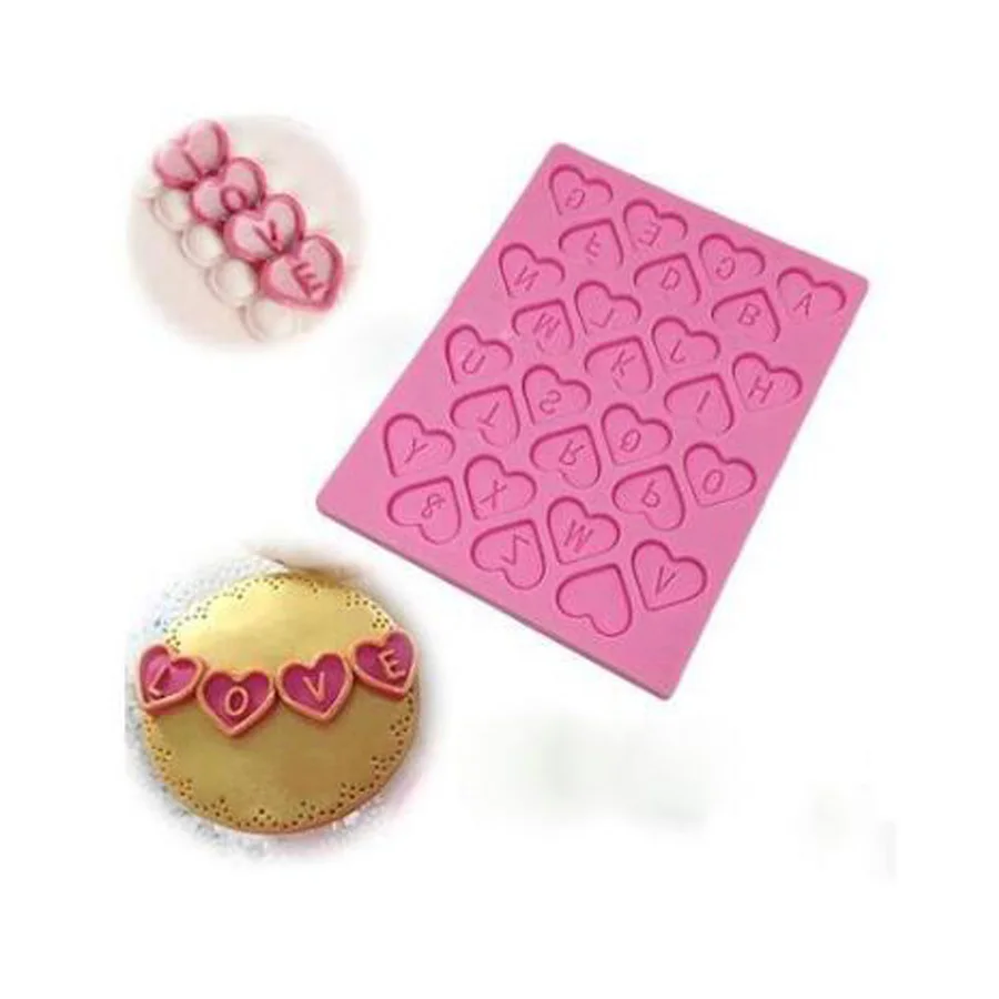 

Sale Limited Fda Love Letters Of The Alphabet Fondant Cake Mold Chocolate Diy Decorative Dessert Cakes Pan More Bakeware
