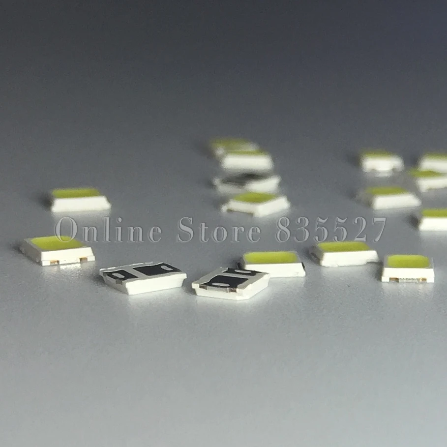 100pcs/lot LED lamp beads nature white / warm white / cool white SMD 2835 0.5W 55-60LM Super highlight light-emitting diode