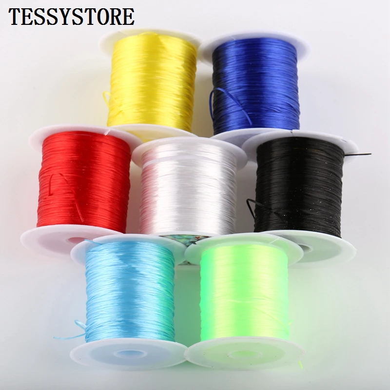 10m/roll Stretch Elastic Cord Elastic Thread Colour String beads For Diy Bracelets Necklace Jewelry Making