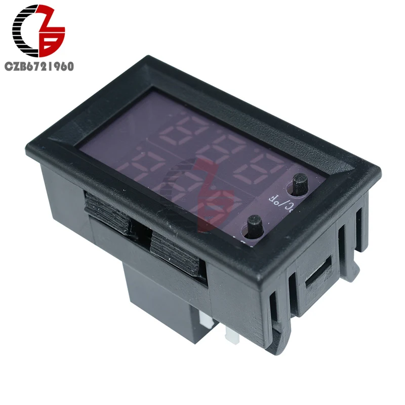 DC 12V LED Digital Thermostat Celsius Fahrenheit Dual Mode Display Temperature Controller W1209 WK Waterproof NTC Sensor Probe