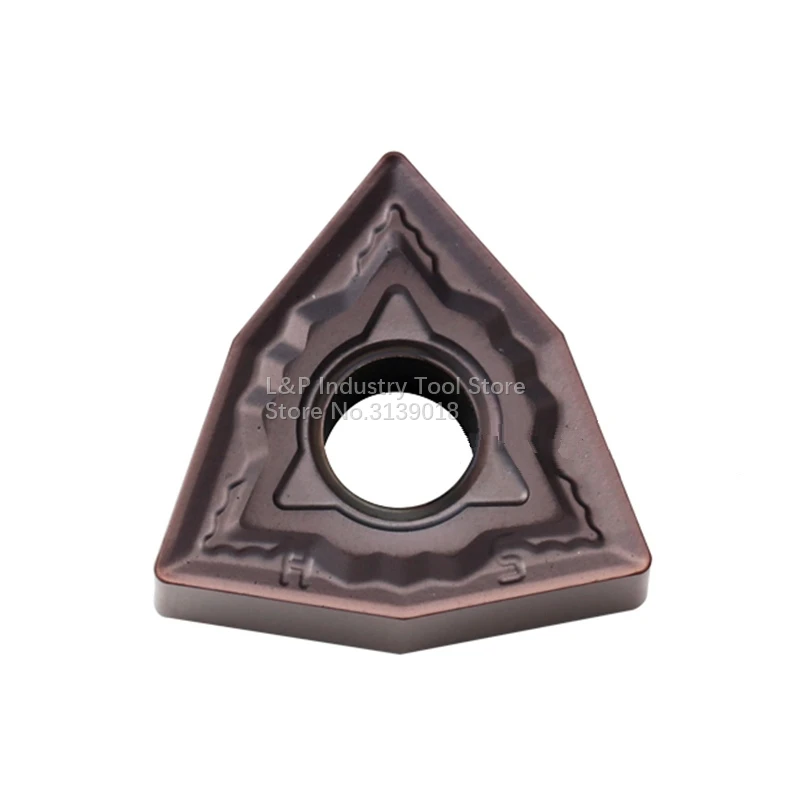 Nova Coreia Genuína WNMG 060408 -Insertos de carboneto HS PC9030 para aço inoxidável WNMG 060408   Ferramentas de torno mecânico HS PC9030 de metal
