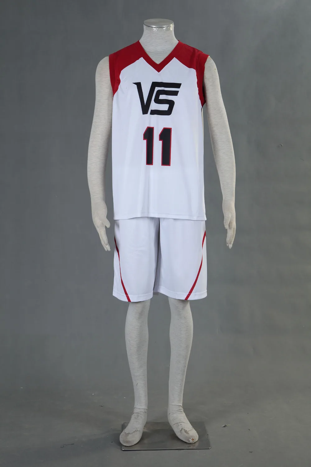 Kuroko no Basket LAST GAME Street Ball Team Vorpal Swords Team Sportswear Jersey No.#9 10 11 White Set CosplaY Costume