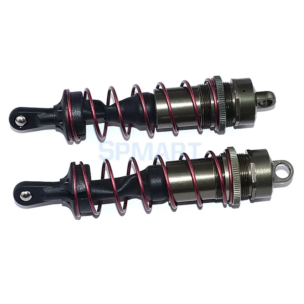 1 Pair trasporto libero 1:8 RC Auto Buggy Mostro Tronco Camion Ammortizzatore Anteriore per HOBAO ZD Corsa JLB HSP EM Da Corsa ZD Corsa DHK