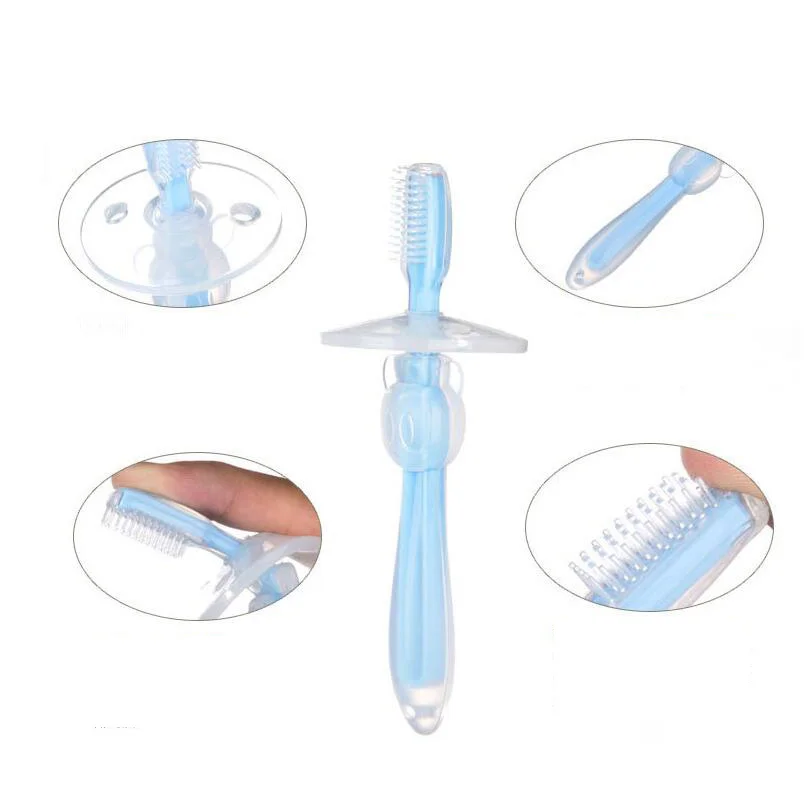 Professional Pet Silicone Soft Dog Toothbrush Protect Being Hurt Addition Bad Breath Tartar Teeth Care Dog Cat Cleaning Supplies