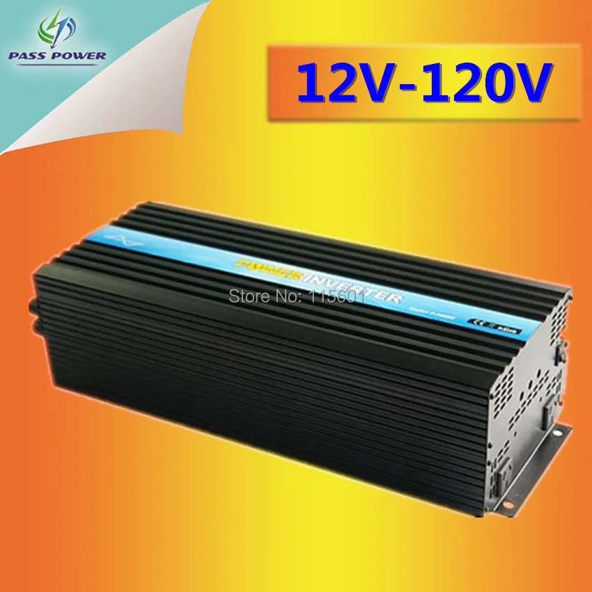 dc 12v to ac 120v 60hz  5kw Pure Sine Wave Off Grid Solar PV Invertor/Inverter