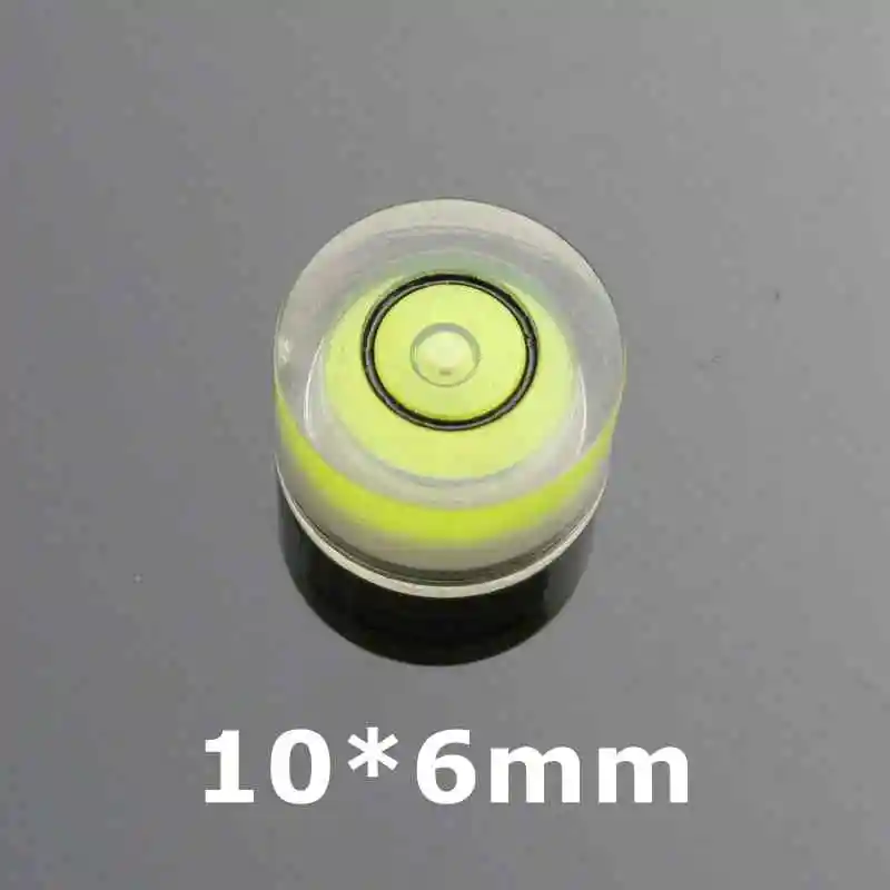 (10 Pieces/Lot) Circular spirit level Round bubble level mini spirit level Bubble Bullseye Level measurement instrument