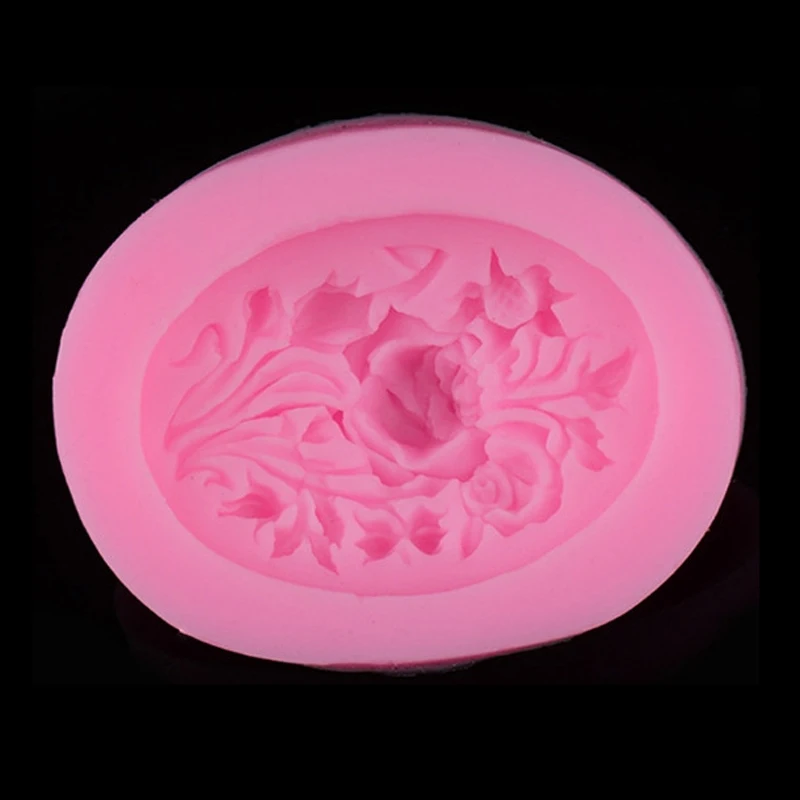 

1PC Peony Flower Silicone Cake Mold Fondant Chocolate Modeling MouldCake Decorating Baking Tools