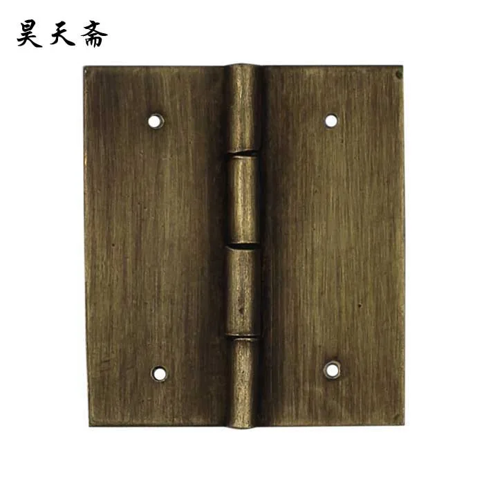 

[Haotian vegetarian] copper hinge hinge length 4cm antique Ming and Qing Chinese decoration doors copper live HTF-061