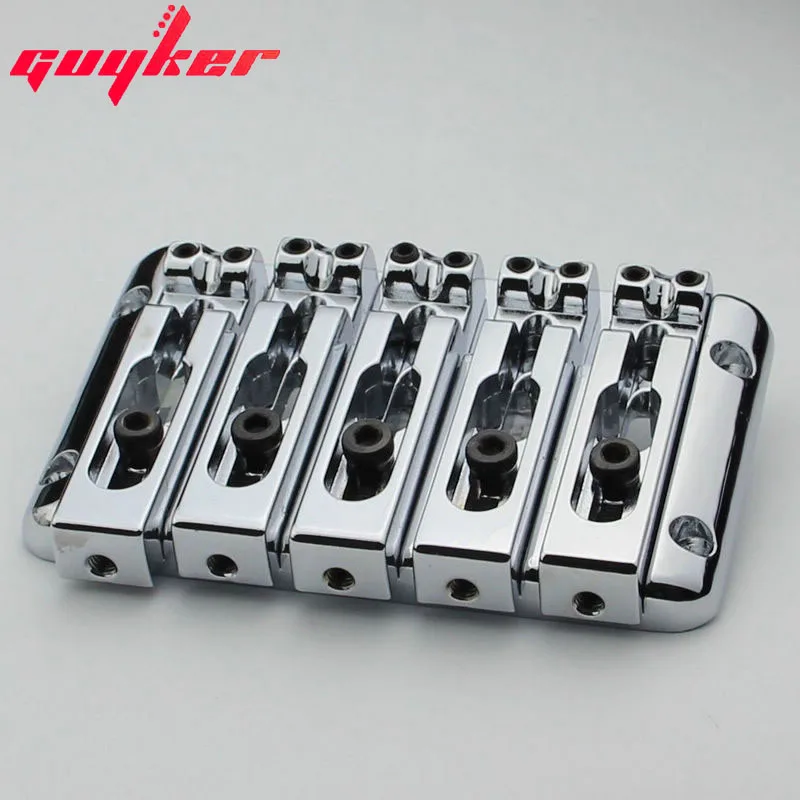 New 5 string Bass Bridge Bridge Chrome Black BB265