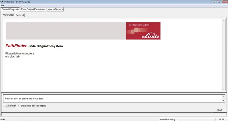 Linde PathFinder v3.6.2.11 [01,2020] programa de diagnóstico de carretilla elevadora, diagnóstico manual, no incluye canbox y cable