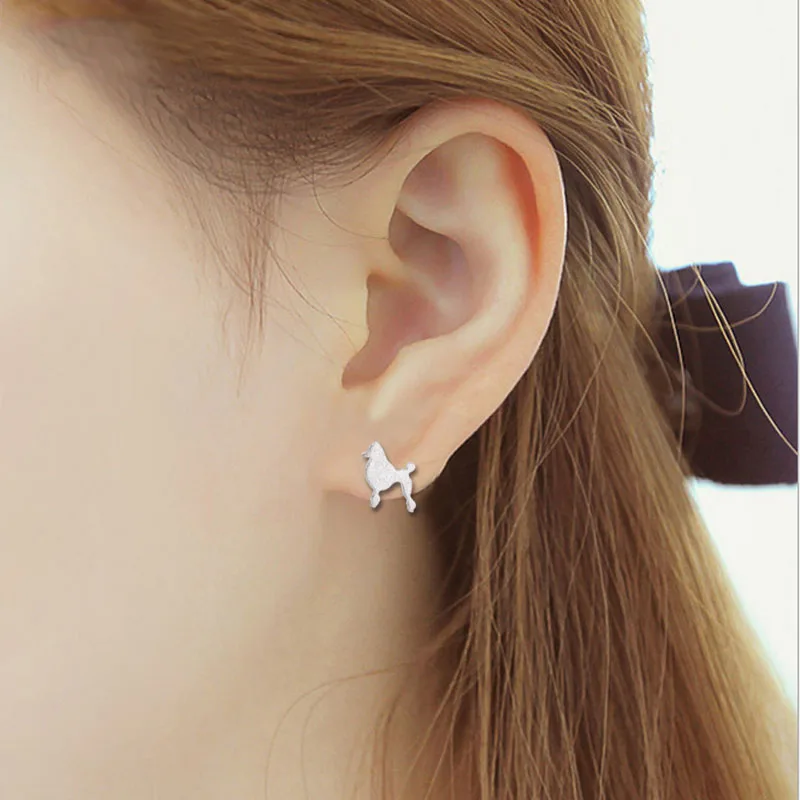 Wholesale Earrings 10pairs Llama Stud Earrings Lovely Copper Studs Earings Jewelry For Kids Women Gift