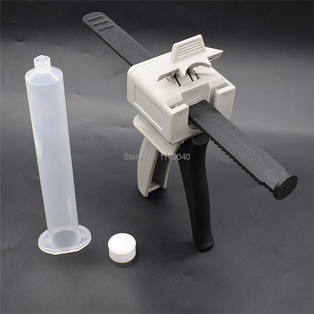 Manual Calafetagem Gun Adesivos Aplicador, único líquido armas, Dispensador Barril Seringa, 55ml, UV Glue Gun Dispenser, 55cc