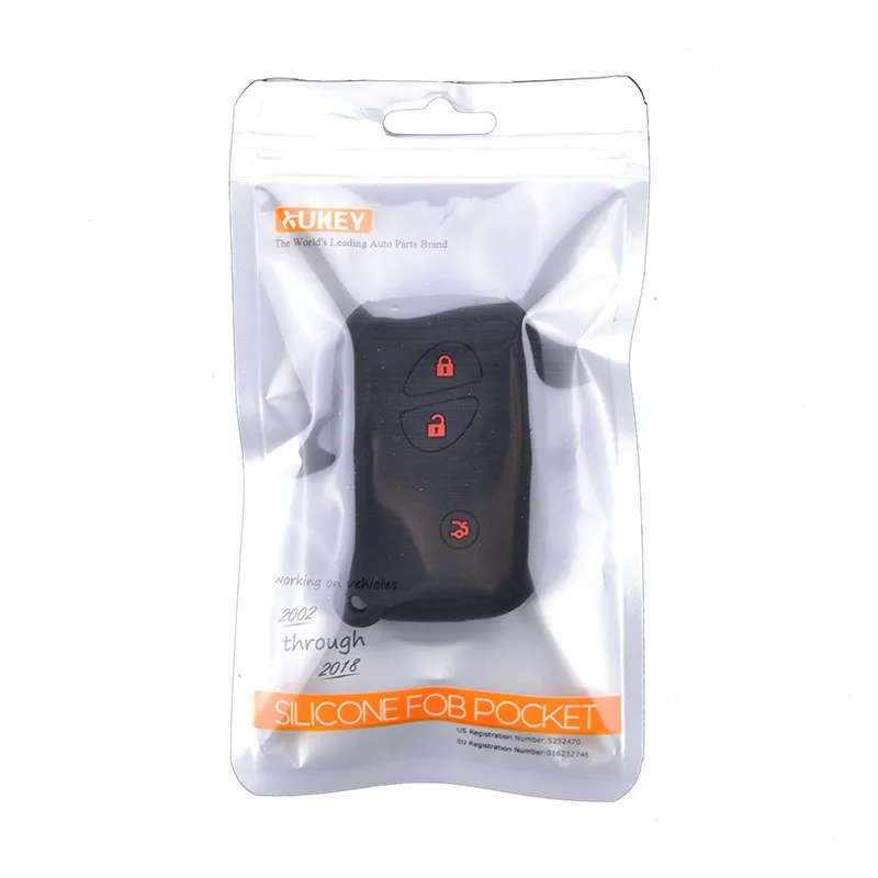 AX 3 Button For Lexus IS IS250 GS300 IS220 LS460 RX350 RX450h CT200h Silicone Remote Key Case Fob Shell Cover Jacket Sleeve