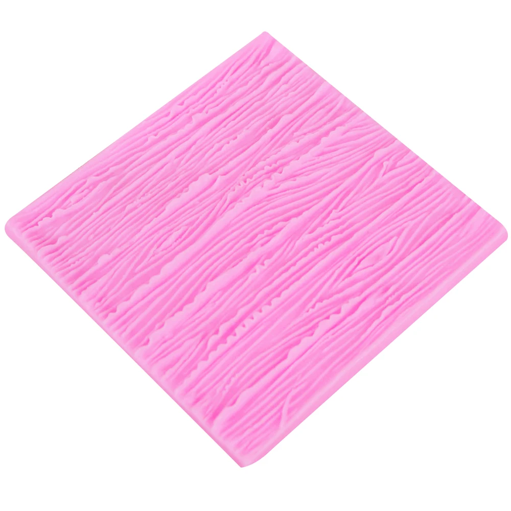Sophronia Tree Bark Texture Silicone Mold Sugar Mold Chocolate Mold Cake Brim Decoration Mold Kitchenware DIY M478,10*10*0.4CM