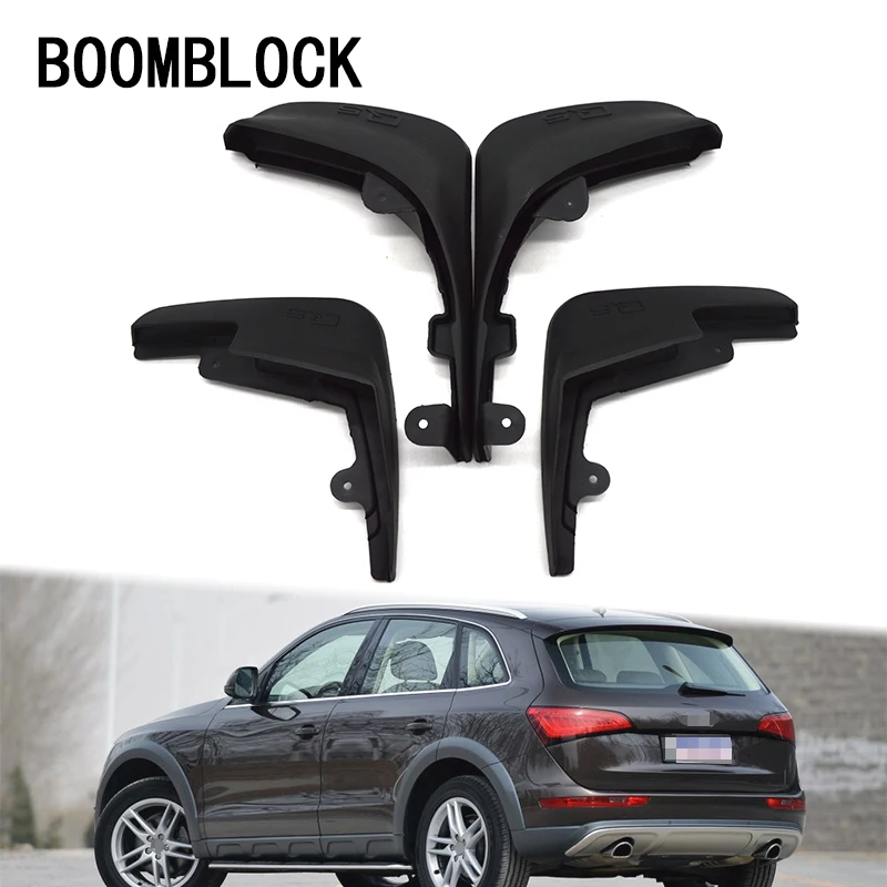 4pc Car Front Rear Mud Flaps Mud Flap Mudguards Fender For Audi Q5 2009 2010 2011 2012 2013 2014 2015 Accessories For Audi-Q5