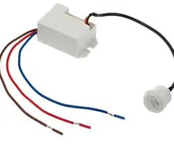 Good Sale  3 wires with a electric relay IR Infrared Body Motion Sensor Automatic Light Lamp Control Switch 220 240V