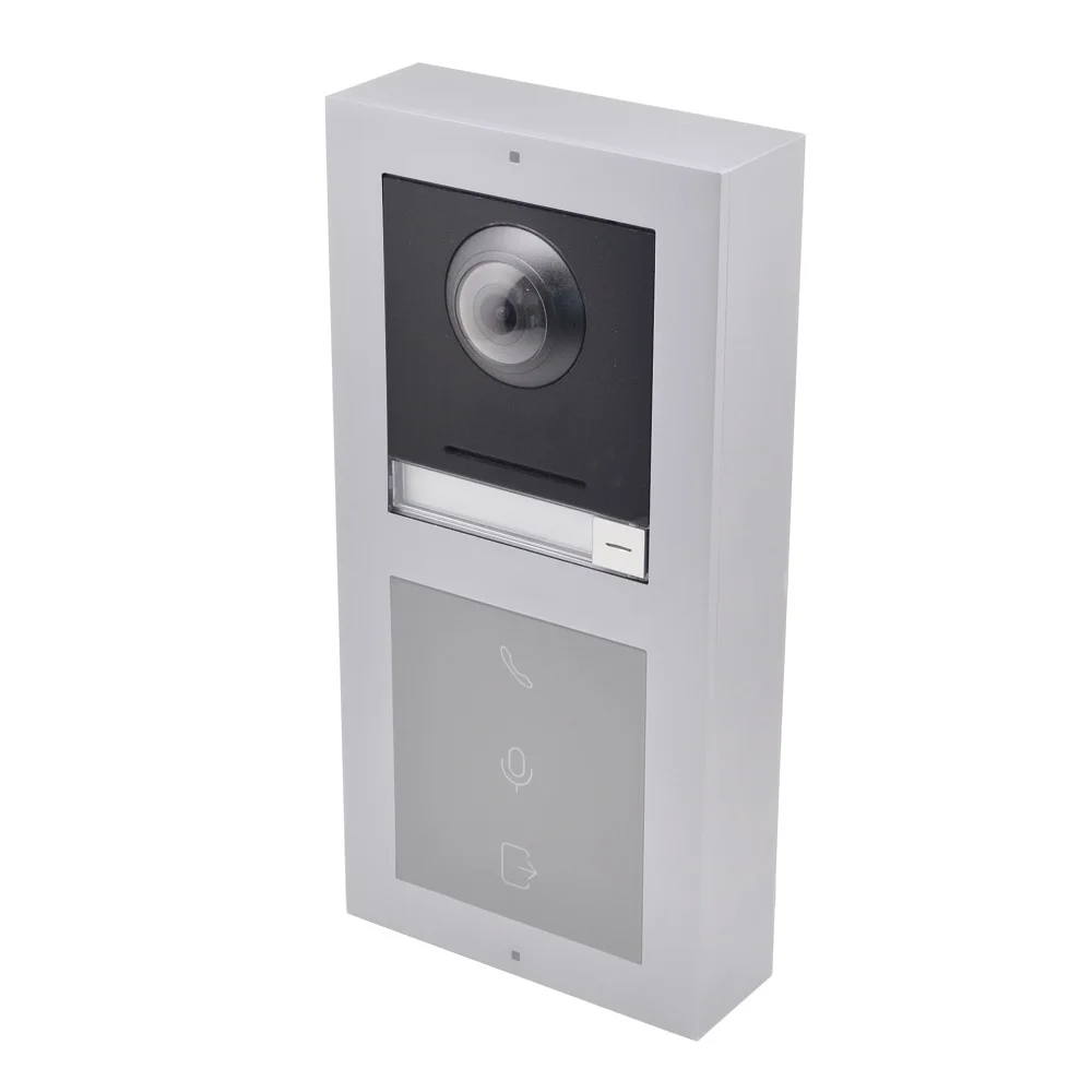 Hikvision Original Türklingel, DS-KD8003-IME1(B), mehrsprachige 802.3af POE Villa IP-Modul-Türklingel, Passwort-Tastatur-Code-Entsperrung – Detail 8