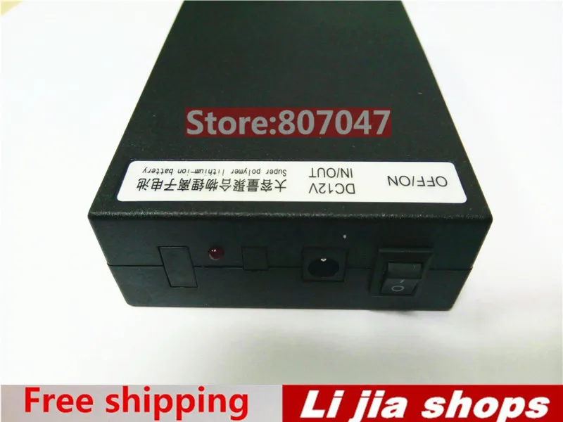 DC 12V 9800mah Rechargeable Li-ion Lithium Battery Batteries for CCTV camera