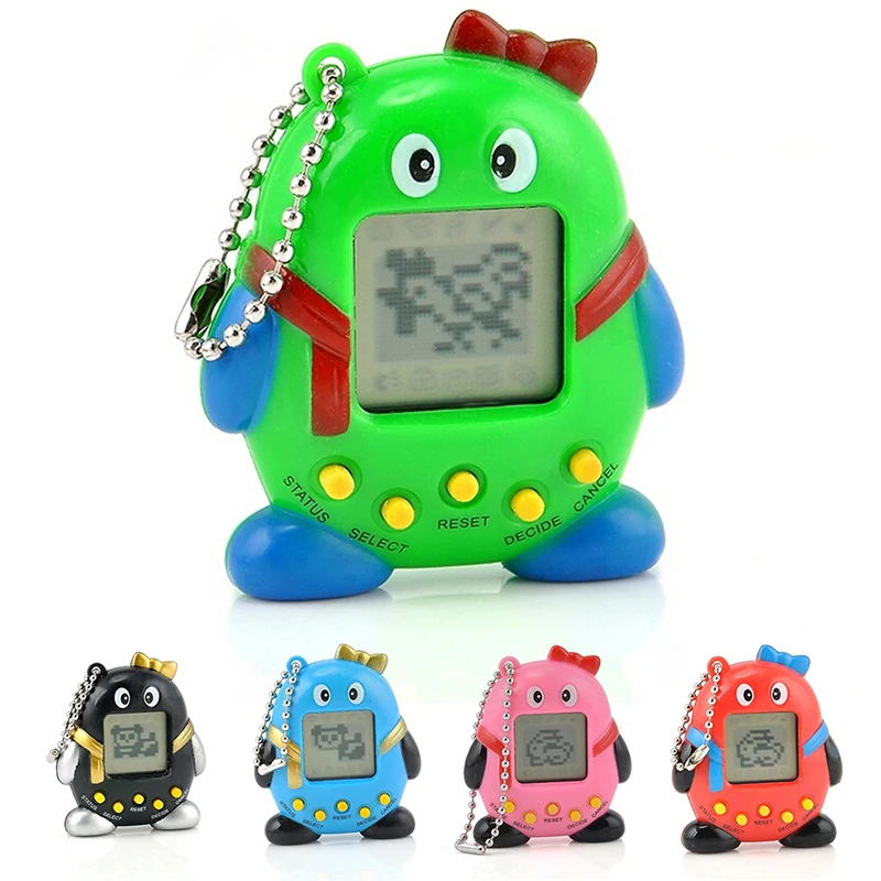 

High Quality Pets Nostalgic Virtual Pet Cyber Pet Digital Pet Tamagotchi Penguins E-pet Gift Toy Handheld Game Machine