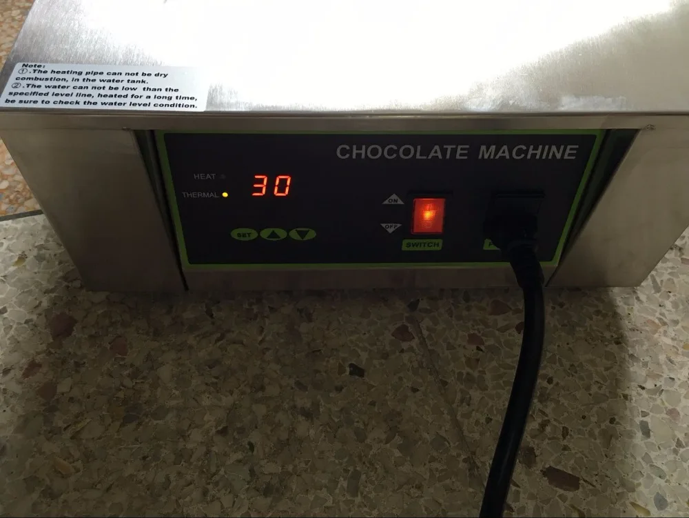 Electric 4 tanks 8KG Capacity Chocolate Melting Machine Electric Chocolate Tempering Machine Chocolate cascade Melting Pot