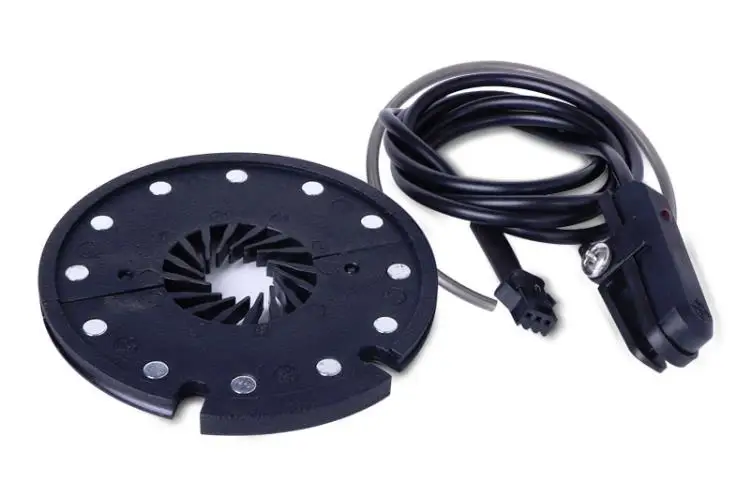 Reel Velo Electrique Pedale 12 Aimants E-Pas de velo Systeme Assistant Capteur Noir Couleur Installer Sur La Gauche et droite