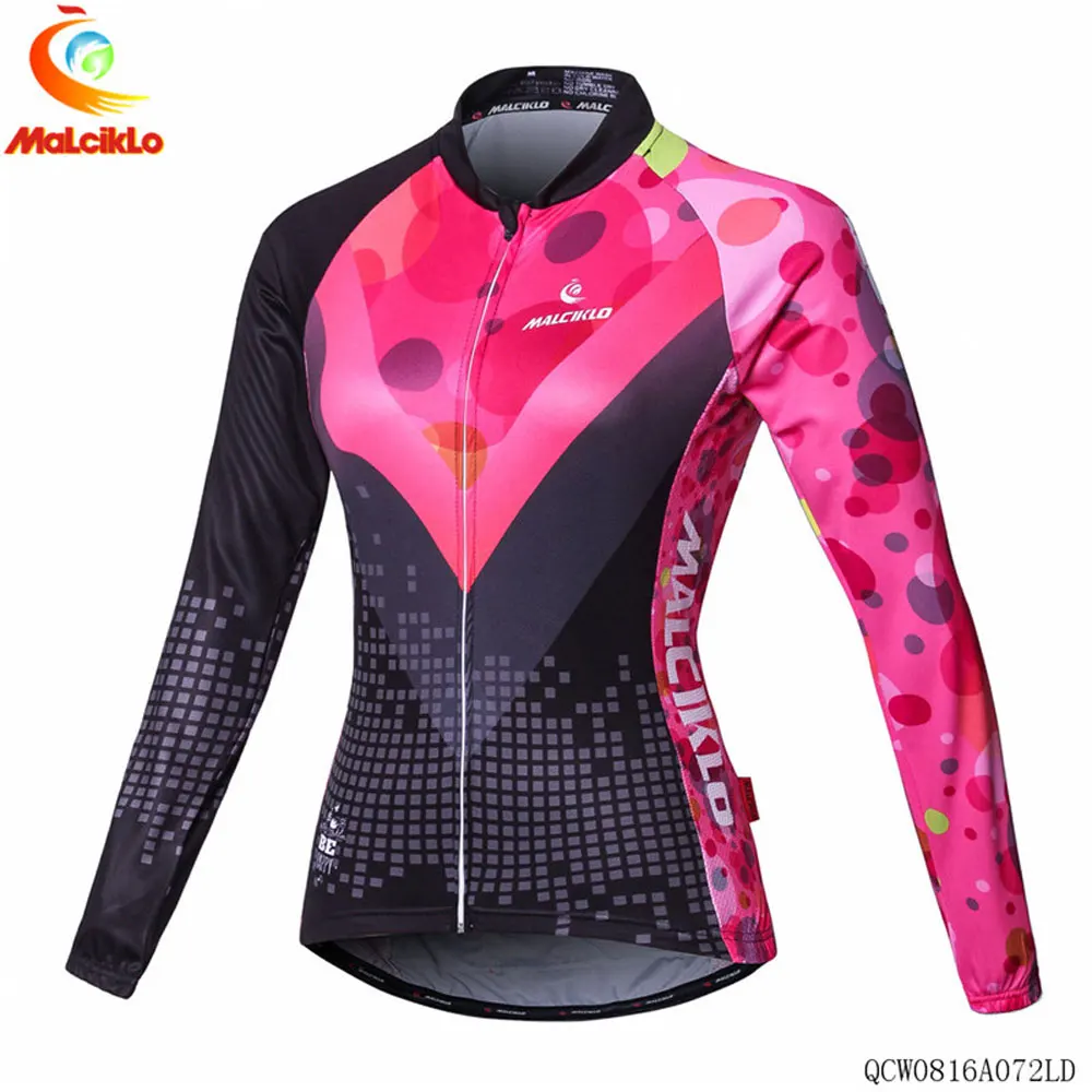 Women\'s Long Sleeve Cycling Shirt Lady Lightweight Sport Riding Clothing Mountain Mtb Bicycle Clothes Team Bike Jacket design