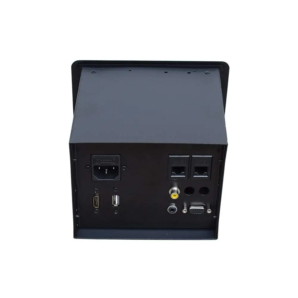 US power hidden table socket with USB and internet ,gas pop up open way Free shipping