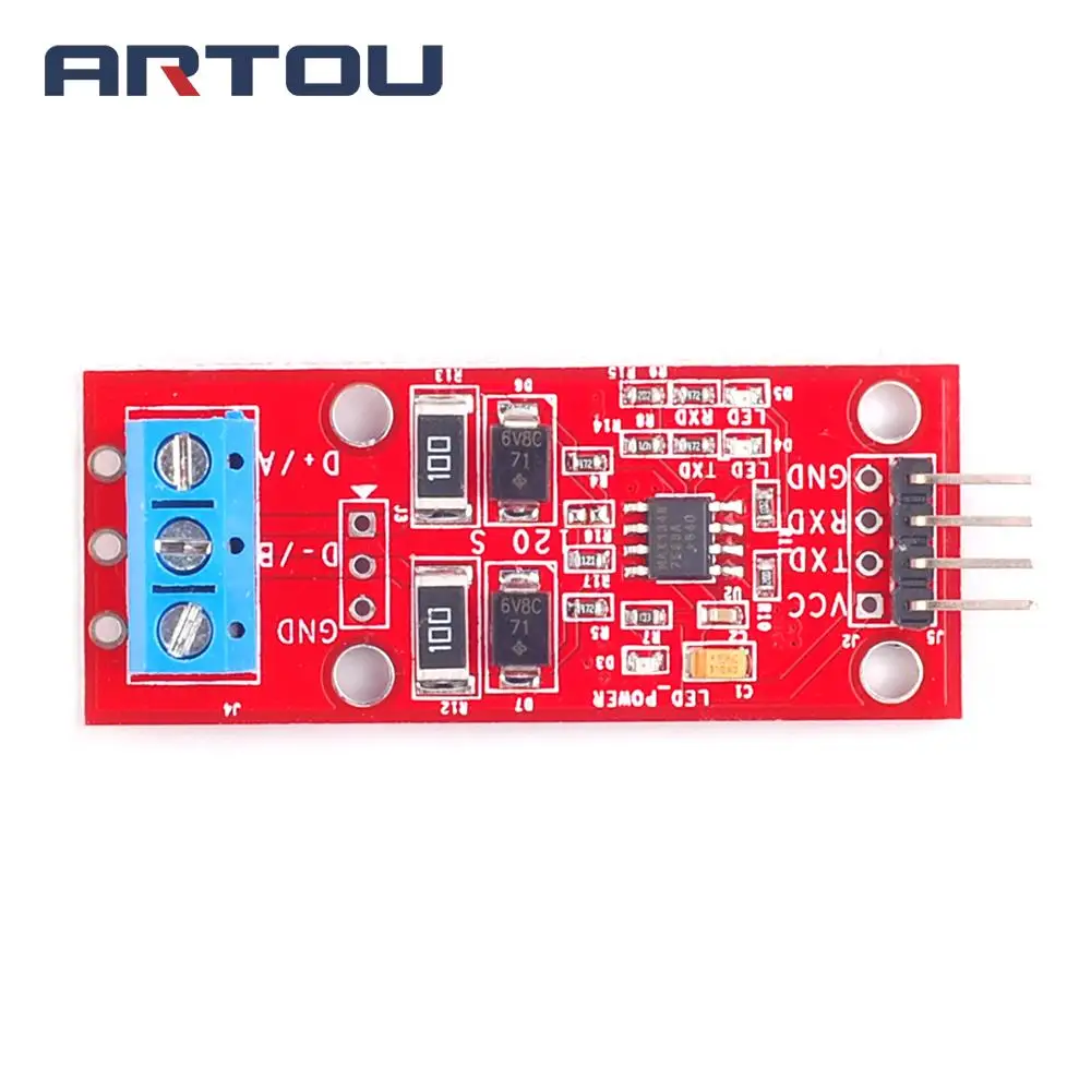 Single-chip TTL to RS485 Module 485 to Serial UART Level Switch Hardware Automatic Control Flow