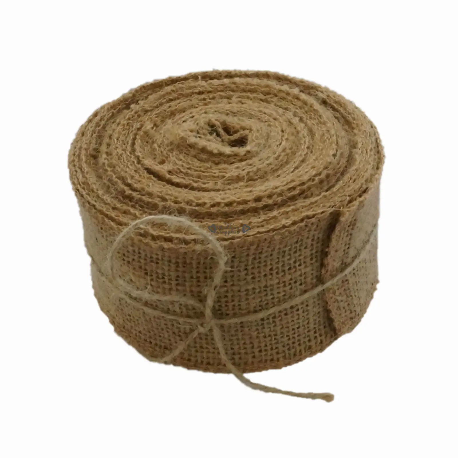 New 5cm x 10m Hessian Burlap Ribbon For Garland Material Roll Wedding Rustic Decor