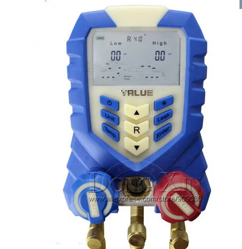 WAARDE VDG-1 Nieuwe Nauwkeurige Digitale manometer voor koelmiddelen charing druk en temperatuur meting