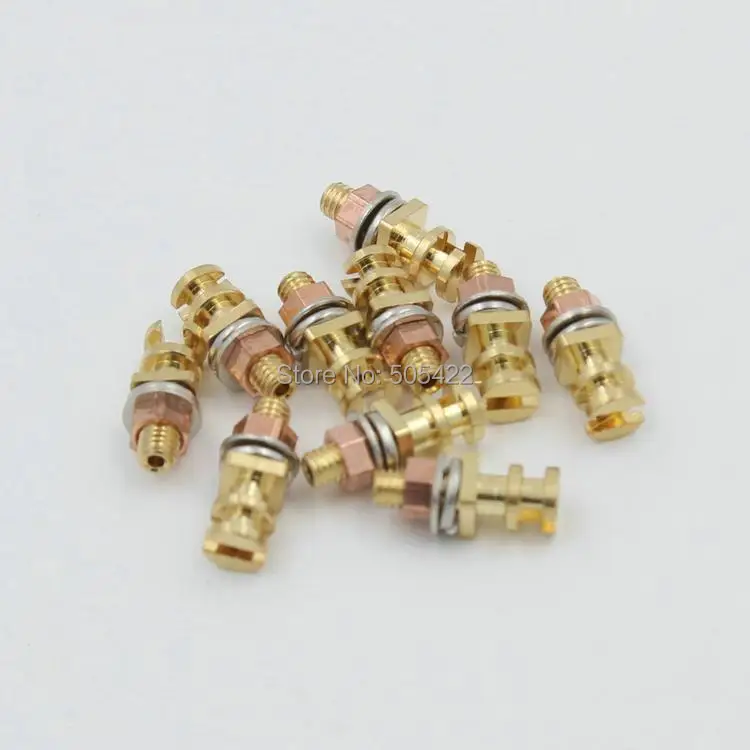 100PCS/LOT Gold Plated Turrets Post Pins Lugs FOR Tube Guitar Amplifier Tag Boards DIY wholesale