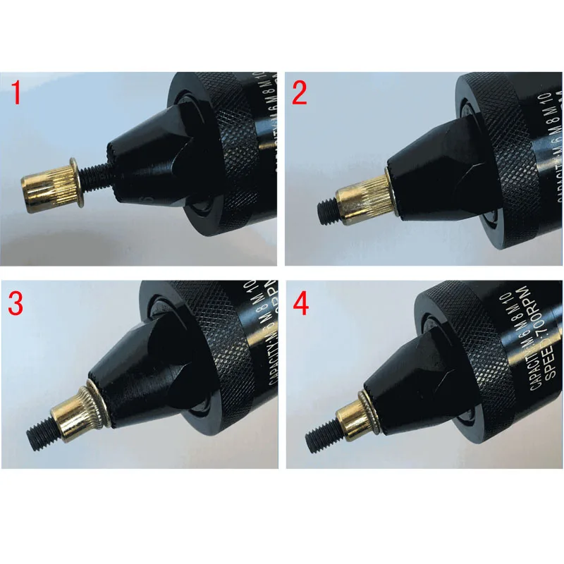 Пневматические заклепки M3/M4/M5/M6/M8/M10/M12