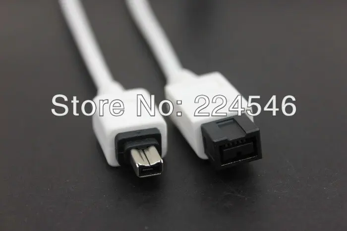9 pin FireWire 800/4 pin FireWire 400 6 ft F3N403-06-APL IEEE 1394 cable 9pin to 4pin