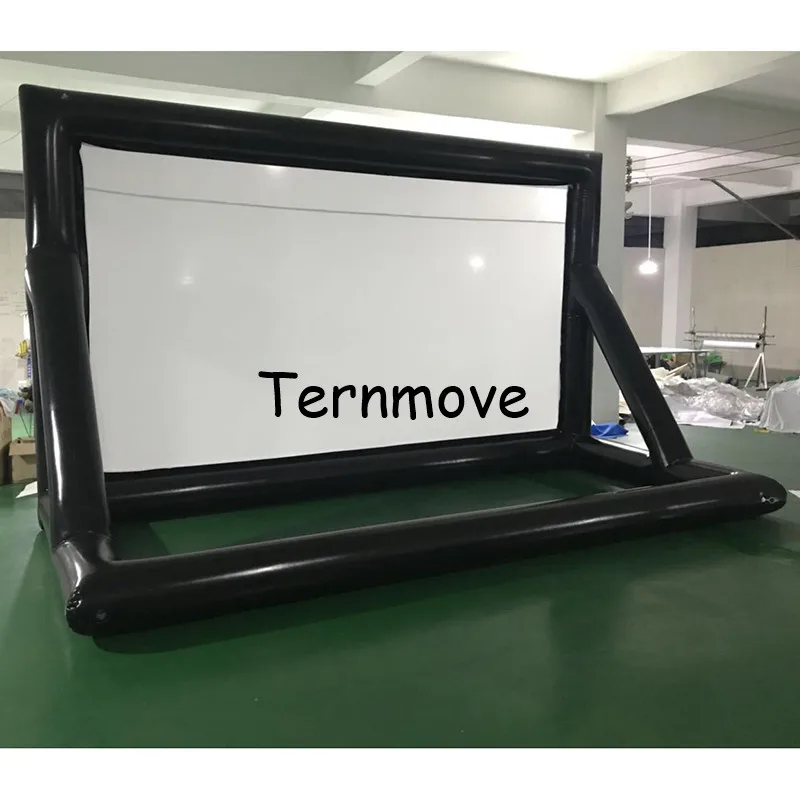 Inflatable TV Screen For Sale Airtight PVC inflatable movie screen inflatable yard cinema screen for public benefit advertising