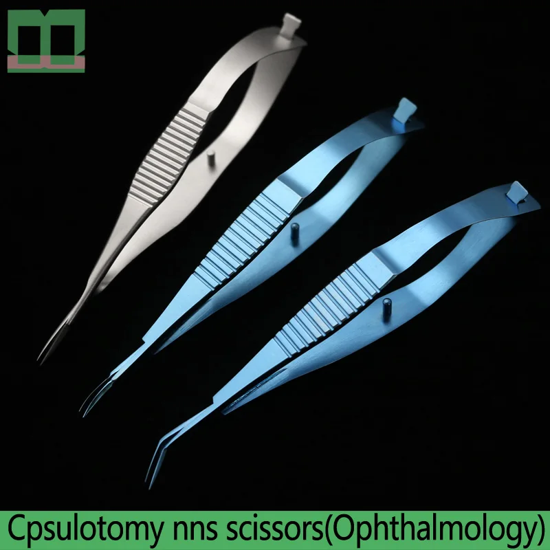 Ophthalmology Stainless steel titanium alloy Cosmetic and plastic surgery instruments and tools Capsulotomy Vannas Scissors