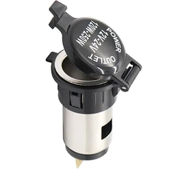 KEBIDUMEI 12V 24V 120W Cigarette Lighter Waterproof Power Motorcycle Boat Car Cigarette Lighter Socket Plug