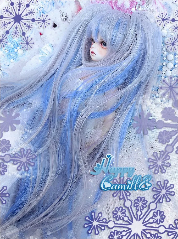 

1/4 1/3 scale BJD/SD accessories wig Long hair for BJD doll accessories,Not included doll,shoes,clothes and other D1322