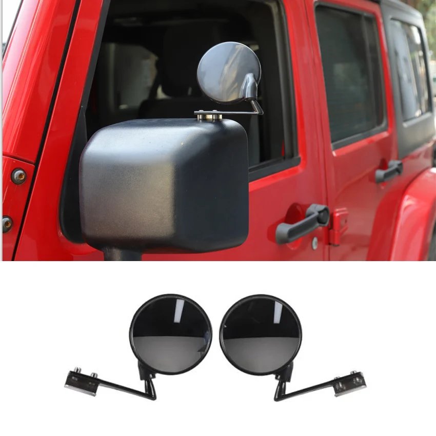 

JXKaFa Fit For Jeep Wrangler 2007-2017 Car Blind Area Mirror Exterior Car Styling Accessories 2Pcs/set New Arrival