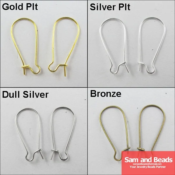 Gratis Verzending 150 Stks/pak Oorbel haken Kidney Earring Wire Slangetje 8x17mm Goud Verzilverd Voor Sieraden Maken Craft DIY