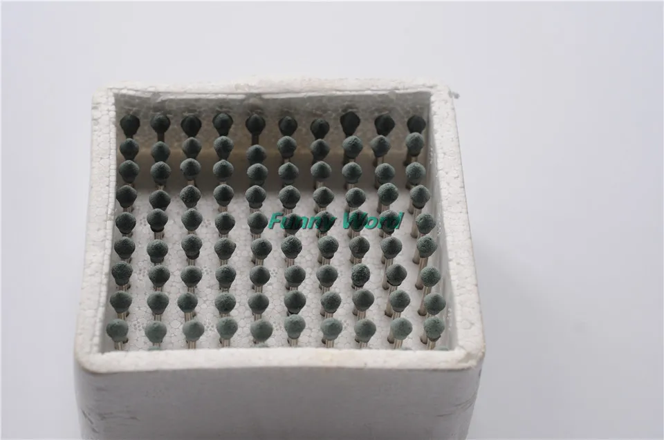 

100PCs Assorted Dental Gravel thick Mounted Point Burs Polisher 2.35mm Color Could Be Selected