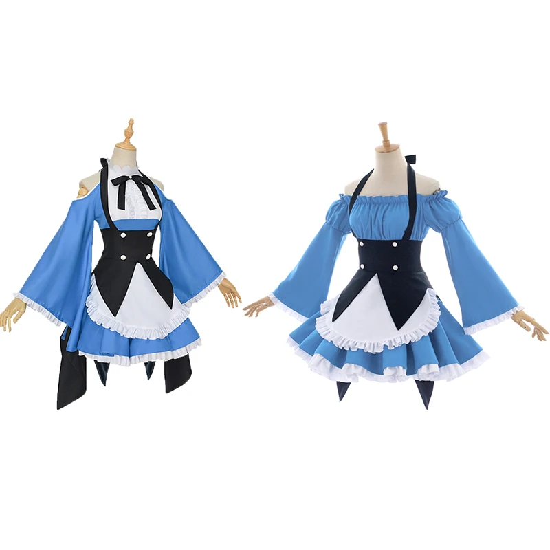 

Re:Life In A Different World From Zero Emilia Rem/Ram Lovely Maid Dress Cosplay Costume 11