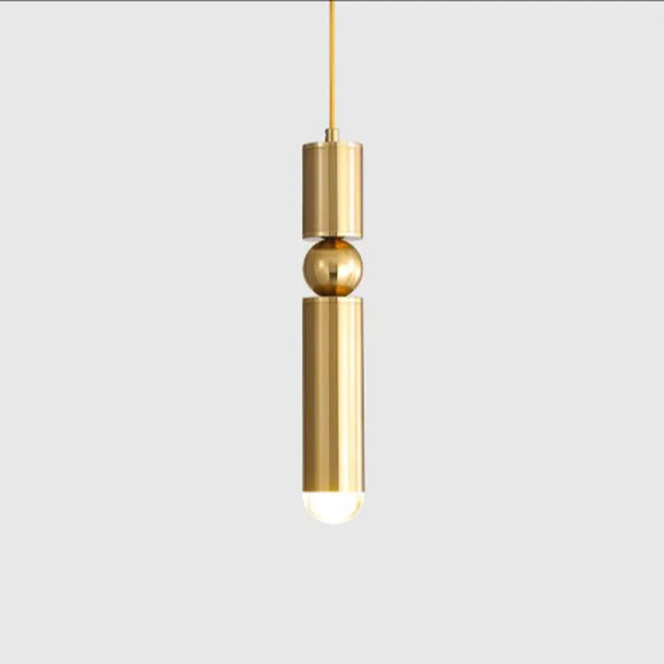 Marmenkina Simple postmodern personality Pendant lamp bedside living room Hanging light luxury bullet room bedroom LED Lighting