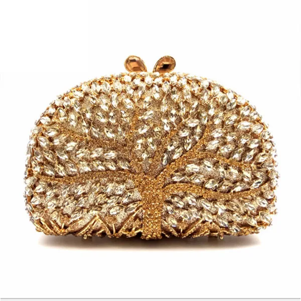 

Женский клатч с кристаллами в виде дерева, вечерние сумки с камнями, свадебные кошельки и сумочки стразы, Свадебные вечерние клатчи, женские клатчи