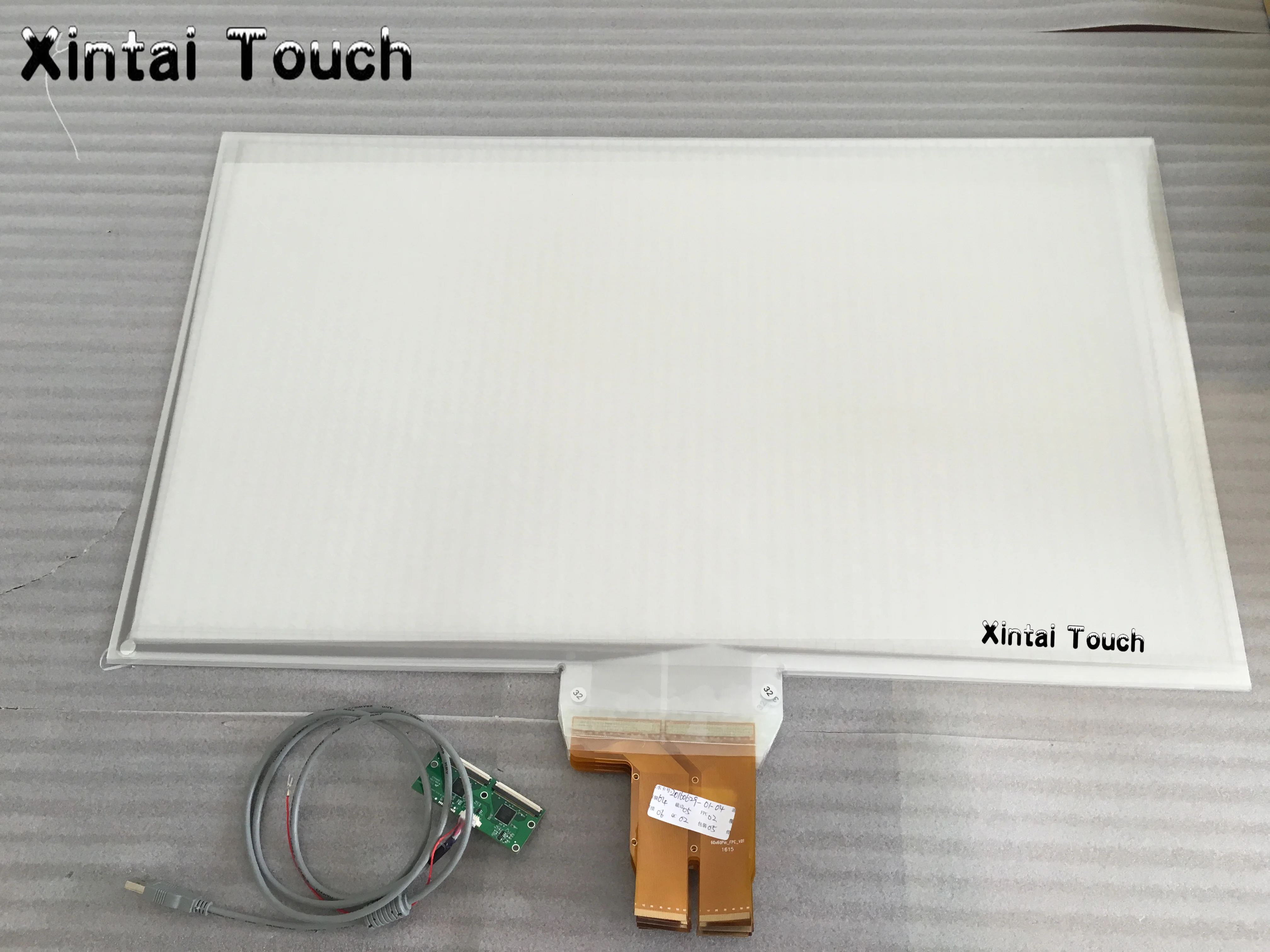 

Free Shipping ,Xintai Touch 17" Capacitive Transparent 10 Touch Points Touch Foil Film, USB Port,5:4 Ratio