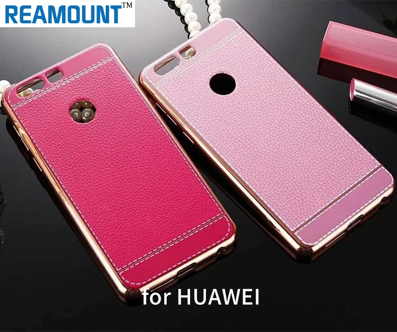 

60 pcs New Coming Phone Case for HUAWEI 5A 5C 5X Colorful Litchi Pattern TPU Case for HUAWEI mate 9 Shock Proof Phone Shell