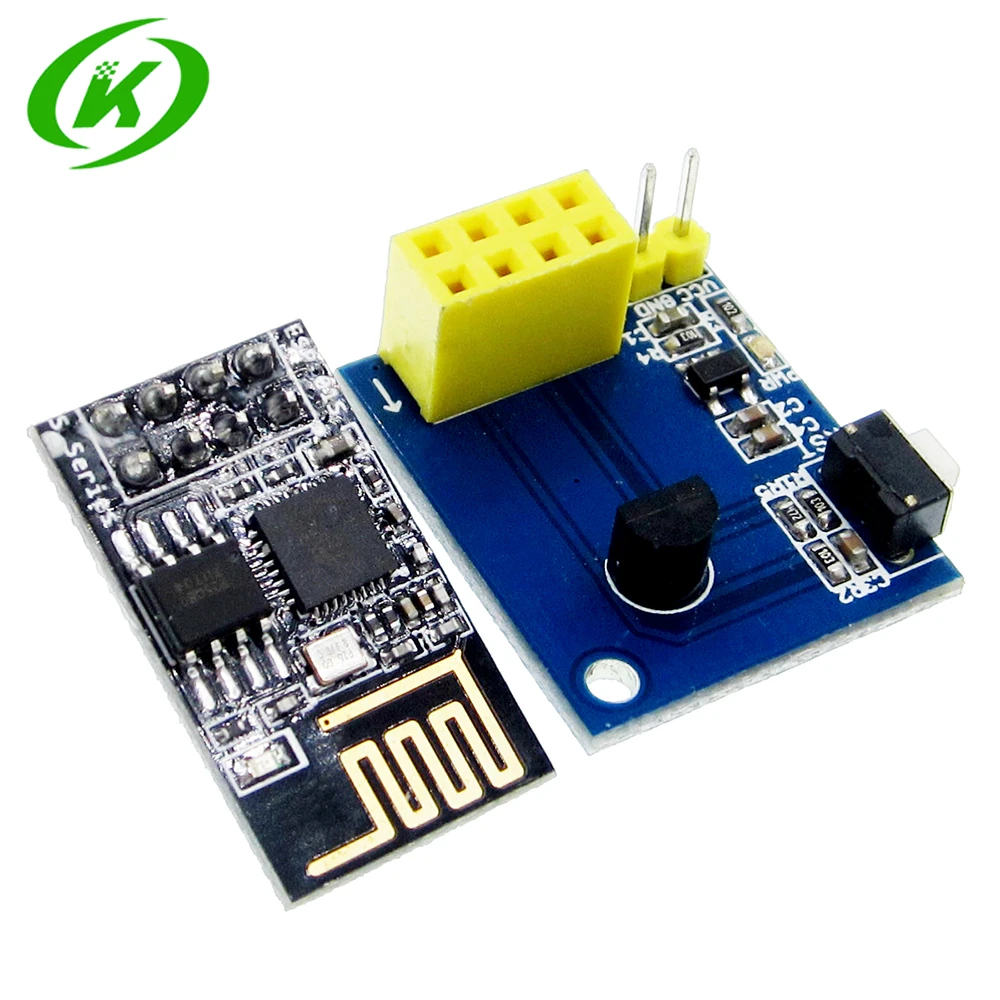 ESP8266 ESP-01 ESP01 DS18B20 Temperature Humidity Sensor Module Esp8266 Wifi Wireless NodeMCU Adapter Board IOT